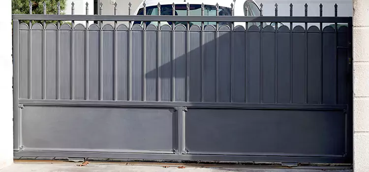 Metal Driveway Gate Installation Parksville